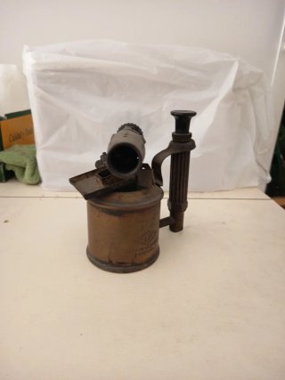 Soplete Soldador Latón Antiguo P2