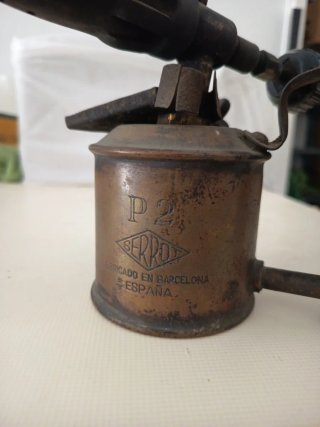 Soplete Soldador Latón Antiguo P2