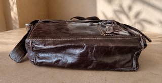 Borsa Francesco Biasia in vera pelle marrone