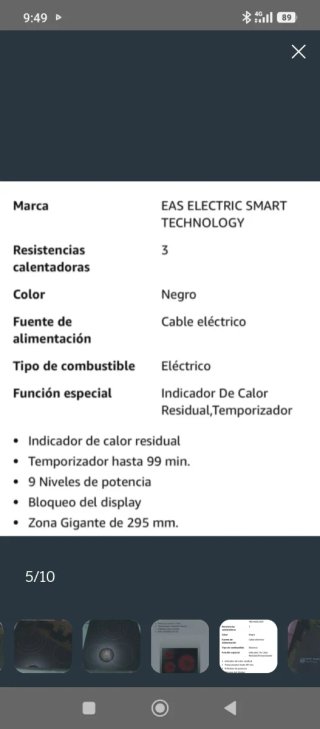 Vitrocerámica EAS ELECTRIC