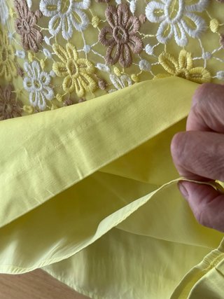 Vestido amarillo Pedro del Hierro floral