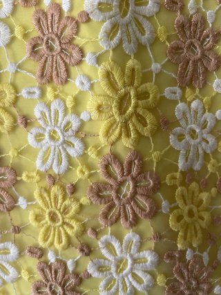 Vestido amarillo Pedro del Hierro floral