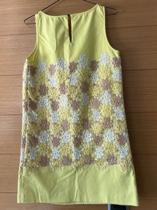 Vestido amarillo Pedro del Hierro floral