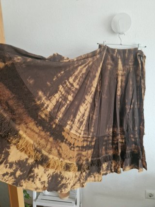 Falda larga algodón tie dye