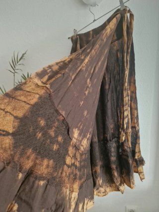 Falda larga algodón tie dye
