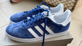 Adidas Gazelle Azul y Blanco