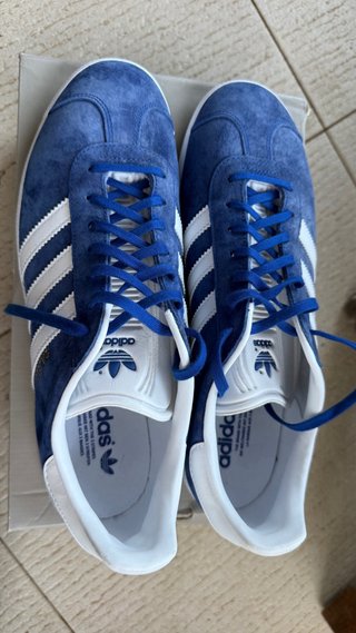 Adidas Gazelle Azul y Blanco