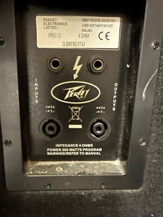 Altavoces Peavey Pro Pasivos (4 unidades)