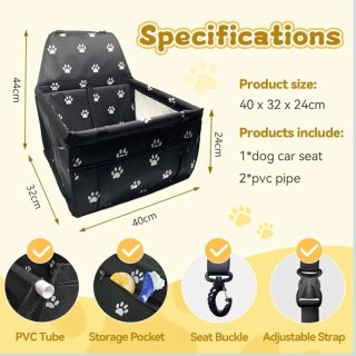 Cesta para perro pequeño de coche