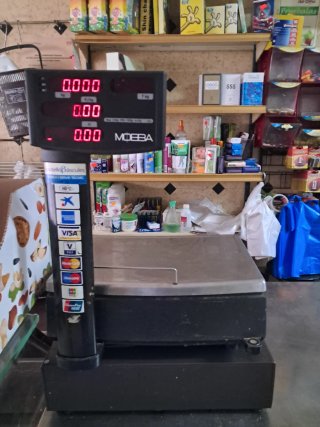Báscula con cajón registrador MOBBA
