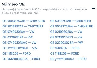 Alternador 113884. VW, Seat, Ford, Jeep, Dodge,...
