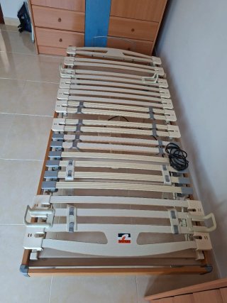 Cama articulada con colchón látex