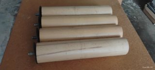 Patas para cama de madera (4 unidades)