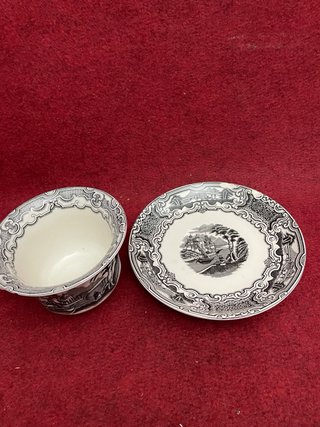 Tazza e piatto da colazione cartuja Sevilla pickman
