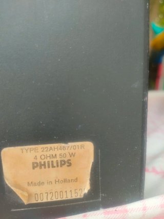 Altavoces Philips 22AH467 de Tres Vías.