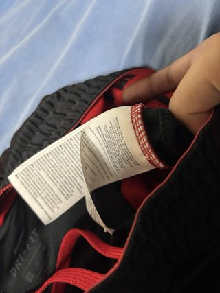 Pantalón deportivo Nike Elite Talla S Rojo y Negro
