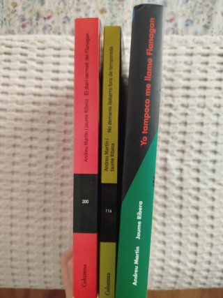 Pack de 3 libros de Flanagan en Catalàn y Cast