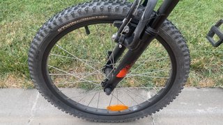 Bicicleta infantil naranja 20 Rockrider