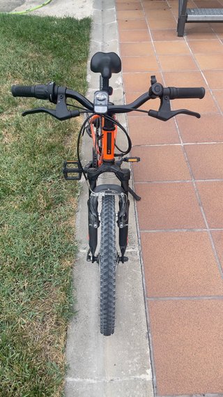 Bicicleta infantil naranja 20 Rockrider