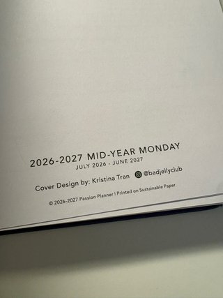 Agenda Passion Planner Semanal 2026-2027 Morada