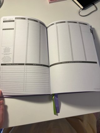 Agenda Passion Planner Semanal 2026-2027 Morada