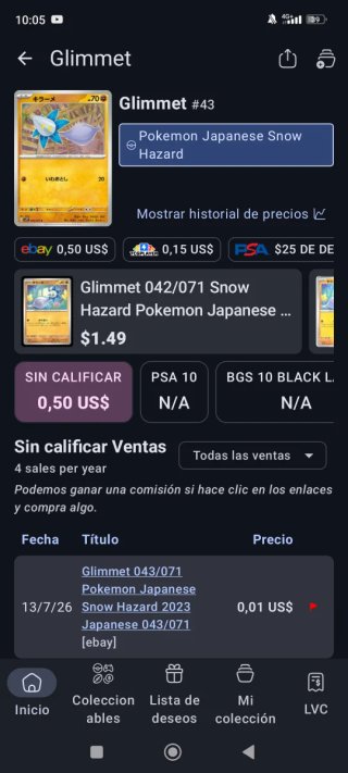 Carta Pokémon Peony 069/071 U Snow Hazard