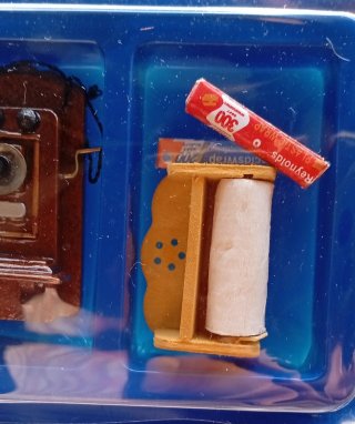 Set Miniaturas Vintage Teléfono y Papel