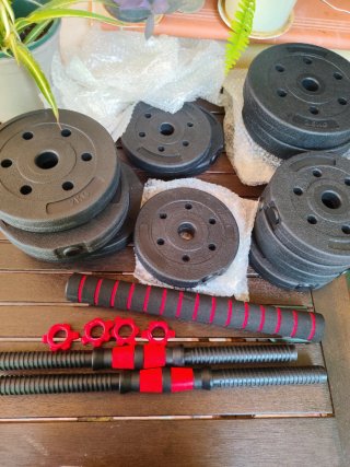 Pack Mancuernas y Barra 30kg