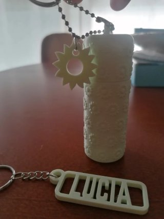 Porta labial y llavero personalizado