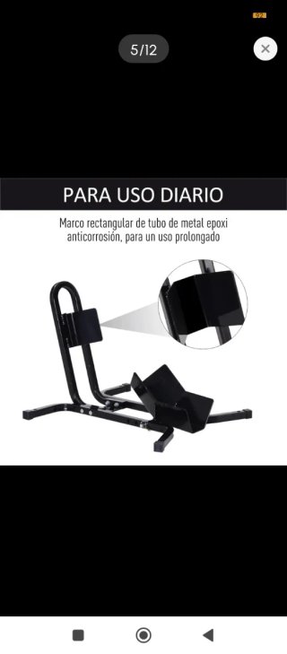 Soporte para moto negro