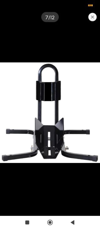 Soporte para moto negro