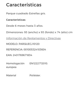 Parque infantil Cotton Juice Baby