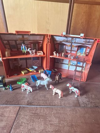 Playmobil Granja Banco Cárcel Accesorios