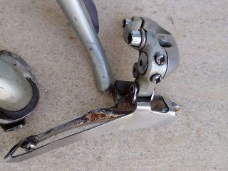 Manetas y cambio Shimano 105 2x8v