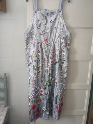 Mono corto estampado floral mujer