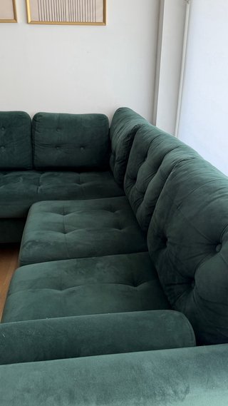 Sofá Chaise Longue Westwing Verde sofa cama
