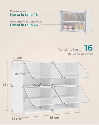 Zapatero modular organizador