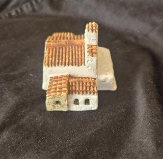 Miniatura della Chiesa di San Giuseppe a Ibiza in Ceramica Vintage