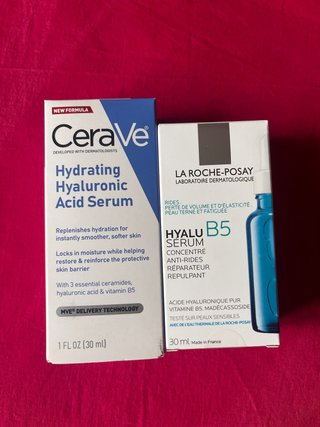 2 Sérums Faciales CeraVe y La Roche-Posay
