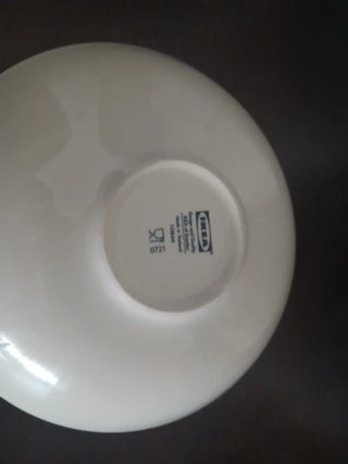 22 Platos Beige Porcelana