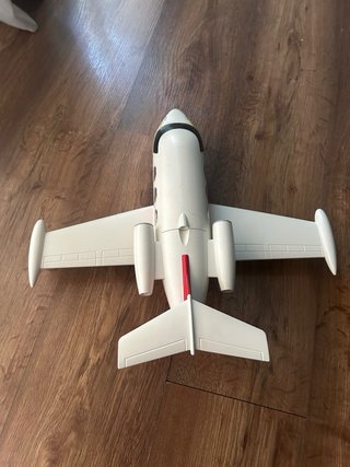 Avión Playmobil Blanco y Rojo