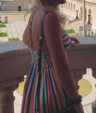 Vestido Springfield Rayas Multicolor