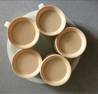 Juego Desayuno Tupperware Tazas, Bandeja y jarrasj