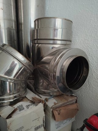 Tubos Acero Inoxidable Chimenea