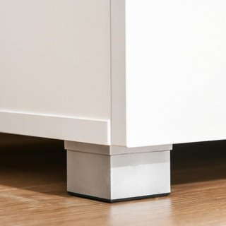 Credenza de Cocina para Microondas y Horno, Mueble de Cocina con Armarios, Estantes y Cajón, Mueble Despensa Moderna en Aglomerado para Salón, 90X40X120 Cm, Blanco