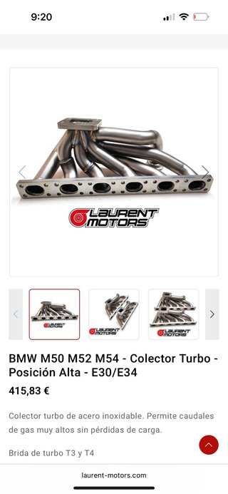 Colector Turbo BMW M50 M52 M54 E30/E34