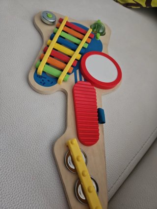 Guitarra musical madera para niños