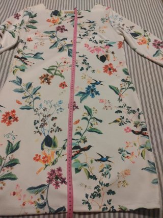 Vestido Top Queens floral tacto sedoso