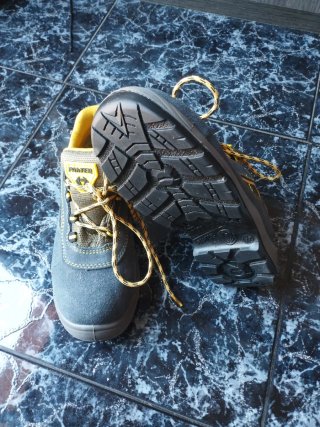 Zapatos de seguridad PANTER mujer gris/amarillo