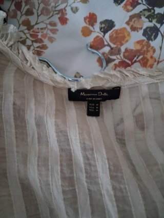 Camisa Massimo Dutti Beige Talla M